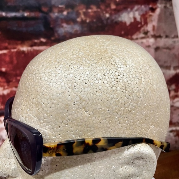 PREOWNED RALPH LAUREN RA 5190 SUNGLASSES ( NICE ) CAT EYE PURPLE TORTOISE - Picture 7 of 12